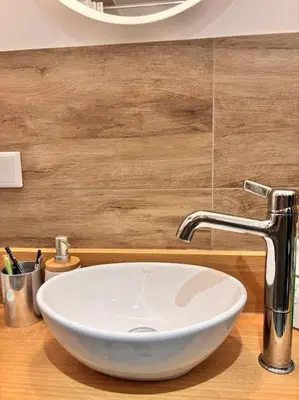 Ein Badezimmer in der Unterkunft Ruhig & Gemütlich Nahe Frankfurt