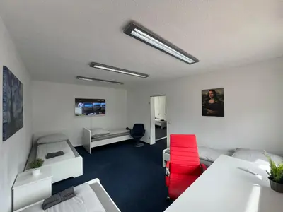 TV/Unterhaltungsangebot in der Unterkunft Mieterlux Frankfurt Heusenstamm 46