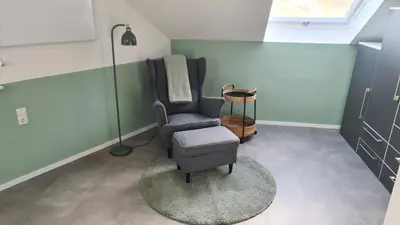 Ein Sitzbereich in der Unterkunft Fewo 3