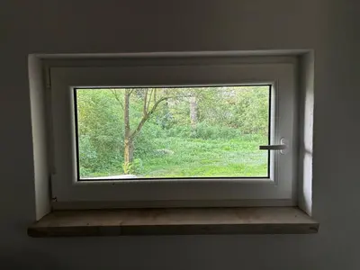 Ein Garten an der Unterkunft Datscha am See