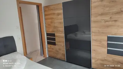 Ein Bett oder Betten in einem Zimmer der Unterkunft gemütliche 2 Zimmer Wohnung in Markgröningen