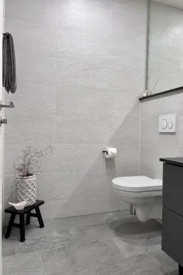 Ein Badezimmer in der Unterkunft Ferienwohnung Seckenheim - stilvoll übernachten zwischen Mannheim und Heidelberg ideal für Kurztrips