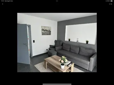 Ein Sitzbereich in der Unterkunft Business Apartment Nähe Uni Kaiserslautern