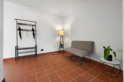 Ein Sitzbereich in der Unterkunft LiT LiVING Grünstadt - Luxury- style Boutique Apartments