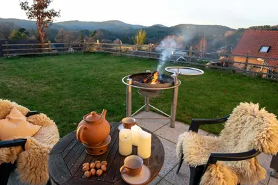 Naturlandschaft in der Nähe der Ferienwohnung