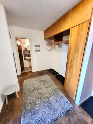 Küche/Küchenzeile in der Unterkunft nJoy! Comfort Apartment Bietigheim - Balkon & gratis WLAN