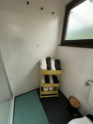 Ein Badezimmer in der Unterkunft Hidden Cottage Odenwald