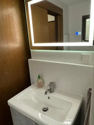 Ein Badezimmer in der Unterkunft Hidden Cottage Odenwald