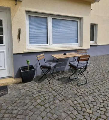 Ein Patio oder anderer Außenbereich in der Unterkunft Rheinhessenglück
