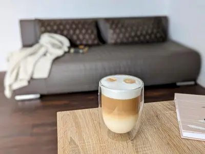 Ein Sitzbereich in der Unterkunft Blackforest Apartment Schömberg