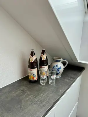 Getränke in der Unterkunft Odenwaldpanorama