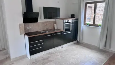 Küche/Küchenzeile in der Unterkunft Design Apartment im Schlossareal Deidesheim