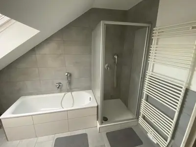 Ein Badezimmer in der Unterkunft Monteur- und Arbeiterunterkunft Ludwigshafen