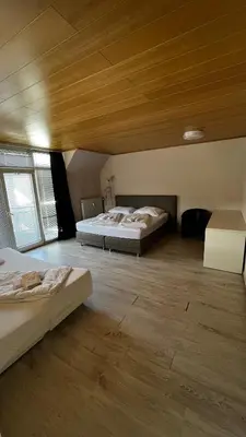 Ein Bett oder Betten in einem Zimmer der Unterkunft 1 Zimmer Apartment