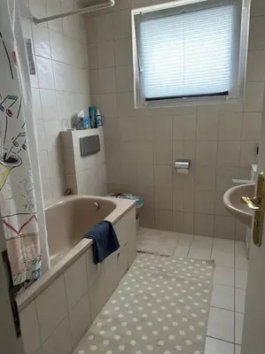 Ein Badezimmer in der Unterkunft Ferienwohnung für bis 5 Personen