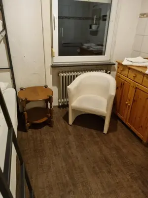 Ein Sitzbereich in der Unterkunft Hafen