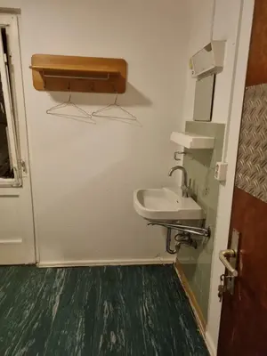 Ein Badezimmer in der Unterkunft Hafen