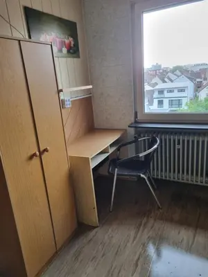 Küche/Küchenzeile in der Unterkunft Hafen