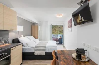 TV/Unterhaltungsangebot in der Unterkunft Maxim Apartments
