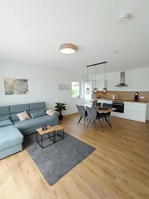 Küche/Küchenzeile in der Unterkunft Ferienwohnung Casa Rockstein