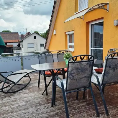 Ferienwohnung Pflüger mit Terrasse