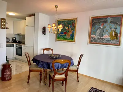 Küche/Küchenzeile in der Unterkunft Goldstadt Wohlfühl-Suite Zentrale Lage im Herzen von Pforzheim