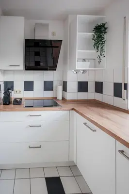 Küche/Küchenzeile in der Unterkunft Stylishes Village Apartment