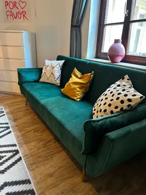 Ein Sitzbereich in der Unterkunft Maisonettewohnung im Loft Stil mit wunderschöner Terrasse