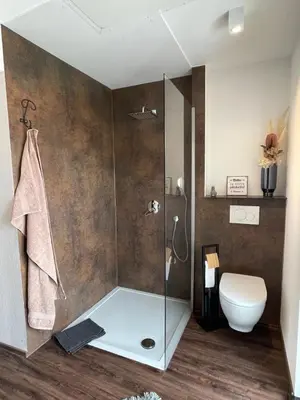 Ein Badezimmer in der Unterkunft SmartAppart Rheinstetten