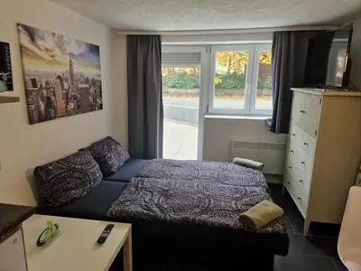 Ein Bett oder Betten in einem Zimmer der Unterkunft Somptueux Studio à Unterheinriet