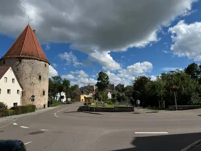 Das Gebäude in dem sich die Ferienwohnung befindet