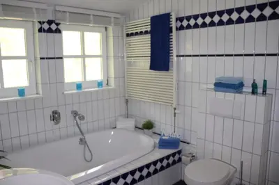 Ein Badezimmer in der Unterkunft Residenz Waldblick 5 STERNE Penthouse-Ferienwohnung Klassifizierung DTV
