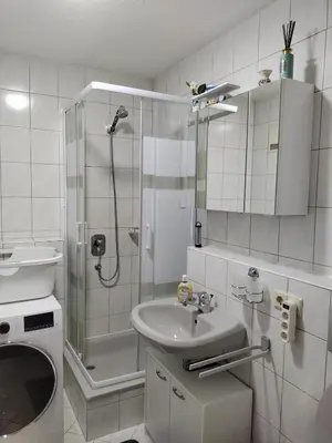 Ein Badezimmer in der Unterkunft Apartment Hercules