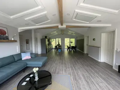 Ein Sitzbereich in der Unterkunft Smart Apartment Heidelberg