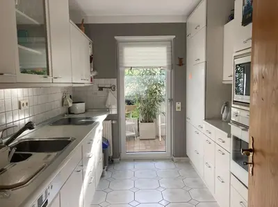 Küche/Küchenzeile in der Unterkunft Großzügige Wohnung mit Flair und Aussicht