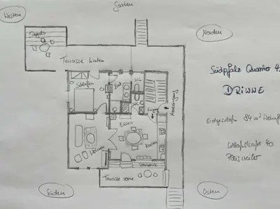 Grundriss der Unterkunft Holiday apartment Südpfalz Quartier 42 - DRIWWE