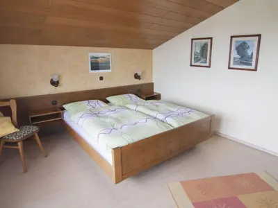 Ein Bett oder Betten in einem Zimmer der Unterkunft Haus Fernblick Apartment 2