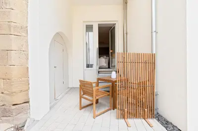 Ein Balkon oder eine Terrasse in der Unterkunft APPARTIO - Altstadt-Appartements I Zentral I Küche I Business