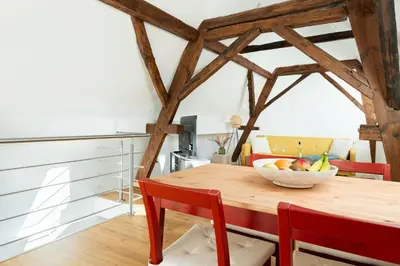 Grundriss der Unterkunft Ferienwohnung Loblocher Mühle