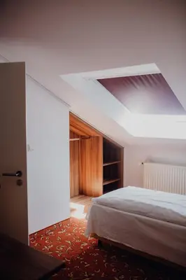 Ein Bett oder Betten in einem Zimmer der Unterkunft Hotel Dreieich