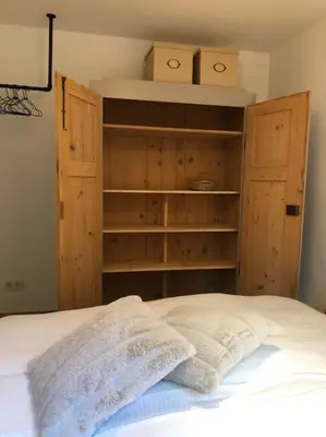 Ein Bett oder Betten in einem Zimmer der Unterkunft Appartment SPATZENNEST
