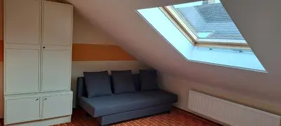 Ein Sitzbereich in der Unterkunft Geräumiges Apartment in ruhiger Lage