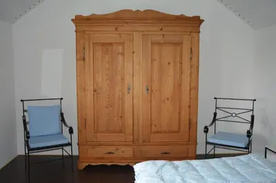 Ein Bett oder Betten in einem Zimmer der Unterkunft Ferienhaus 1534