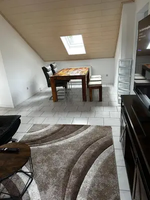 Küche/Küchenzeile in der Unterkunft KRAICHGAU # 3-ZKB mit Balkon und Klimaanlage, Monteurzimmer