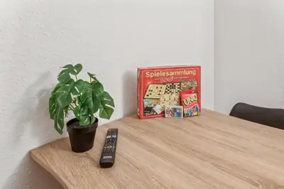 Die Bibliothek in der Ferienwohnung