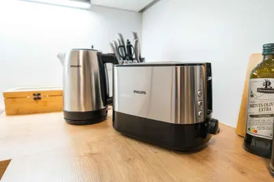 Kaffee-/Teezubehör in der Unterkunft C&S Living I Wohnung I Balkon I Küche I Stellplatz