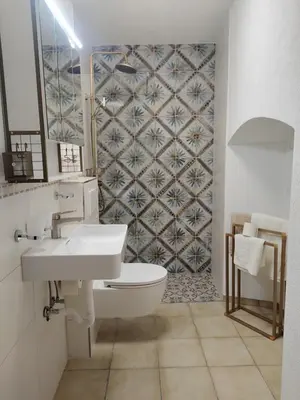 Ein Badezimmer in der Unterkunft Schwandorf22