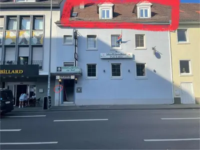 Das Gebäude in dem sich die Ferienwohnung befindet