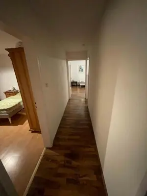 Ein Bett oder Betten in einem Zimmer der Unterkunft Monteurwohnung Holländer