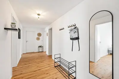 Grundriss der Unterkunft Ferienwohnung Bad Friedrichshall 5BR 10 beds, TV & kitchen